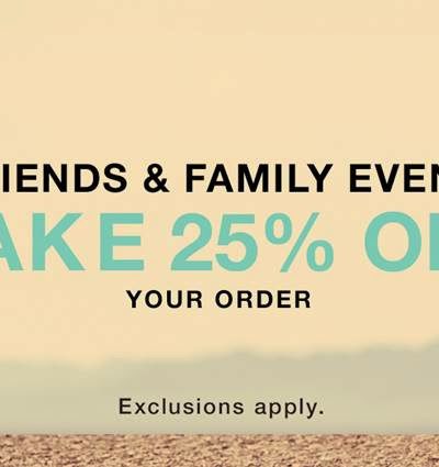 Shopbop Friends and Family Sale