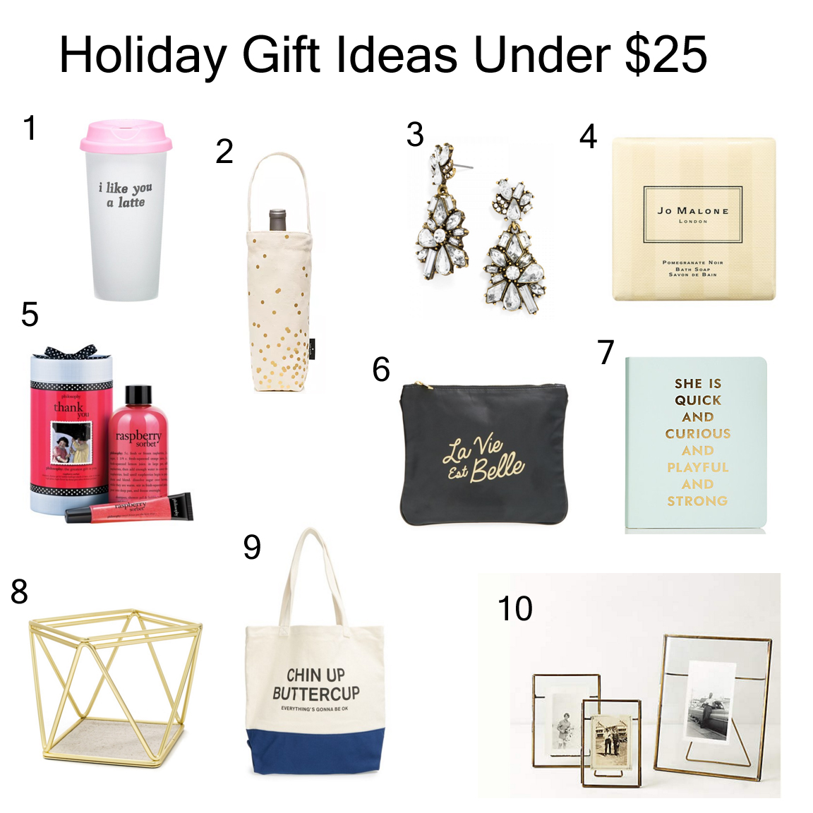 Christmas Gifts for Her Under $25