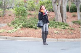 Colorblock Blanket Scarf