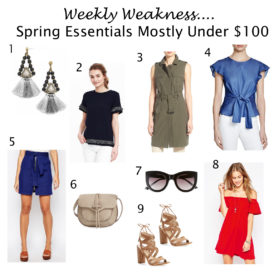 Spring Essentials (Mostly) Under $100