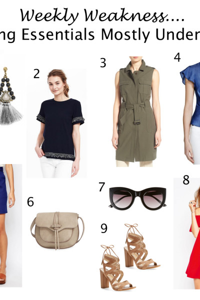 Spring Essentials (Mostly) Under $100