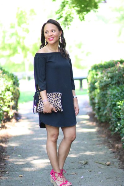 Target Black off the Shoulder Dress