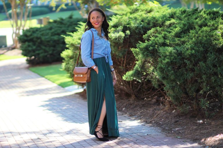 styling a shirt over a dress