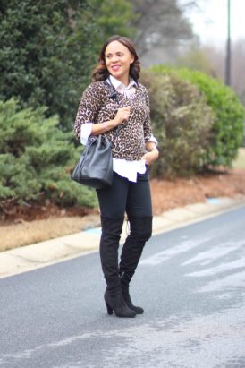 Black and Leopard Print