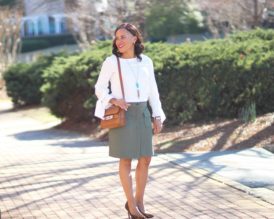 Ann Taylor Tie Sleeve Top + Louboutin Giveaway