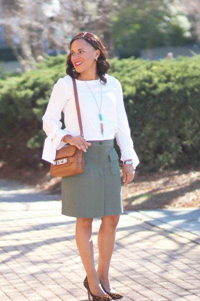 Ann Taylor Tie Sleeve Top + Louboutin Giveaway