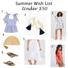 Summer Wishlist Under $50