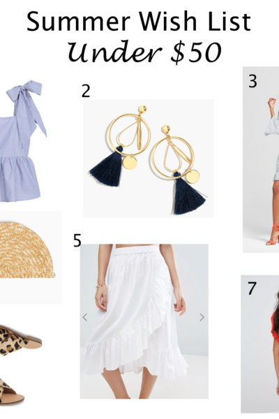 Summer Wishlist Under $50