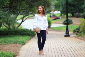 Zara White Off the Shoulder Top