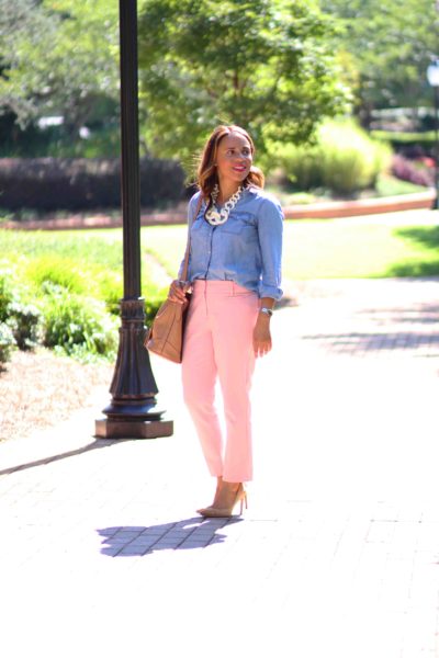 Transitioning Blush Pants to Fall