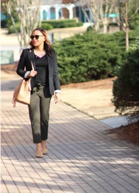 Loft Olive Pants