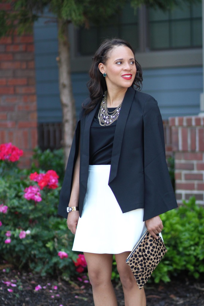 Black Cape Blazer - Nicole to the Nines