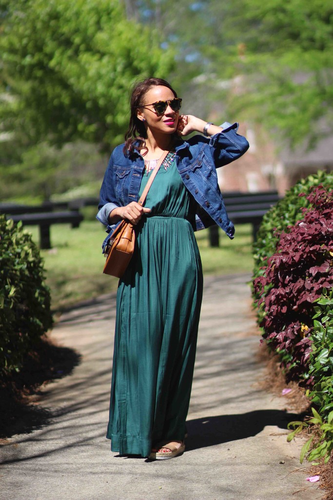 Casual Maxi Dress Outfit - Nicole to the Nines