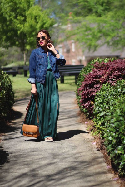 Casual Maxi Dress Outfit - Nicole to the Nines