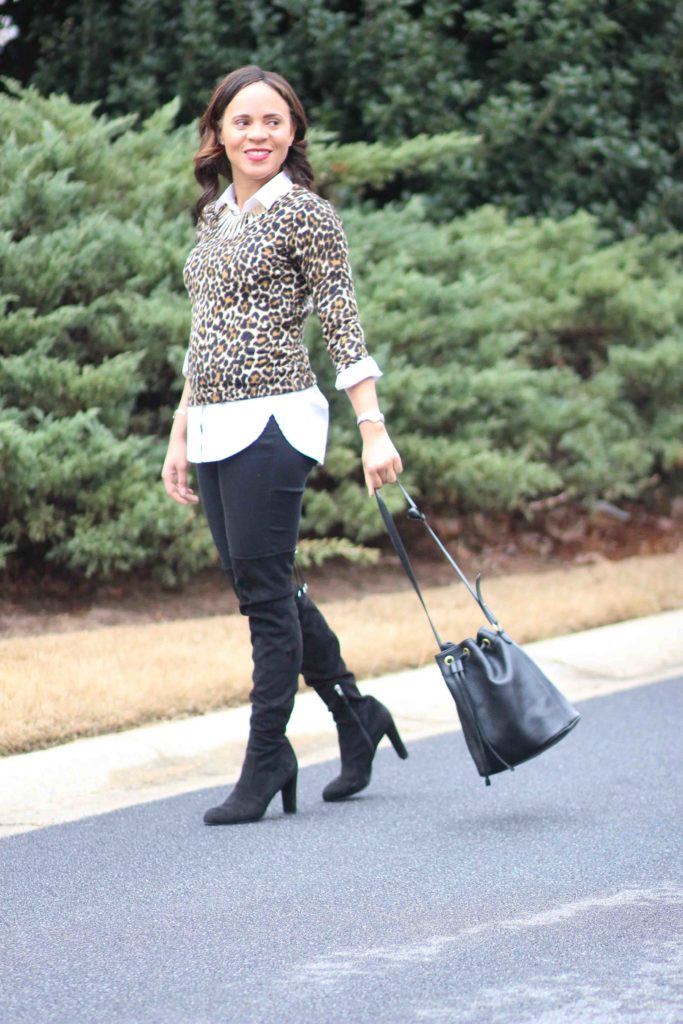 Leopard Print Sweater - Nicole to the Nines