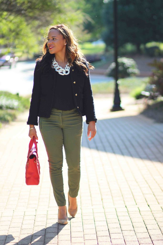 Black + Olive for Work - Nicole to the Nines